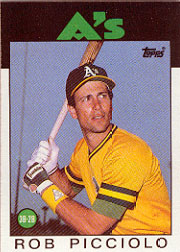 1986 Topps Baseball Cards      672     Rob Picciolo